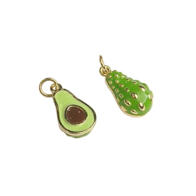 COLGANTE B/O PALTA ESMALTADA 17X10MM1