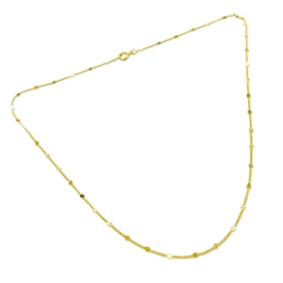 CADENA LISTA B/O 3MS ESLABON MINI CIRCULITO PLANO 45CM