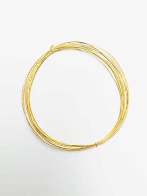 ALAMBRE BAÑO DE ORO CALIBRE 26 0.4MM
