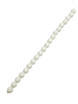 CRISTAL CHECO ALABASTER BLANCO 8MM