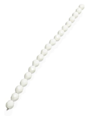 CRISTAL CHECO CHALK BLANCO 8MM