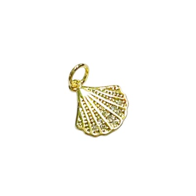 COLGANTE B/O CONCHA DE VIEIRA 13X11MM