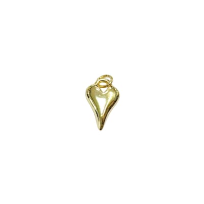 COLGANTE B/O CORAZON LISO 15X10MM1