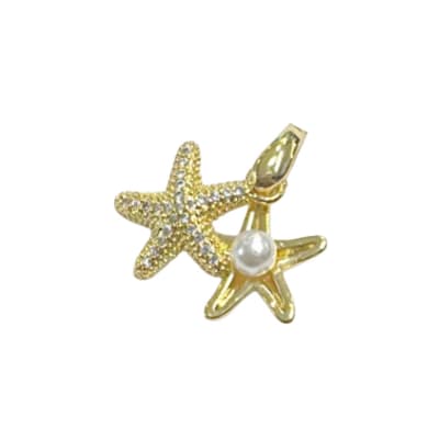 COLGANTE B/O DOBLE ESTRELLA DE MAR 16X12MM1