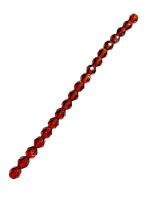 CRISTAL CHECO DK SMOKED TOPAZ FIRE 8MM