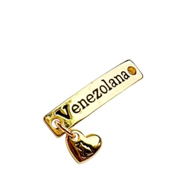 CONECTOR B/O PLACA VENEZOLANA CORAZÓN 23X6MM1