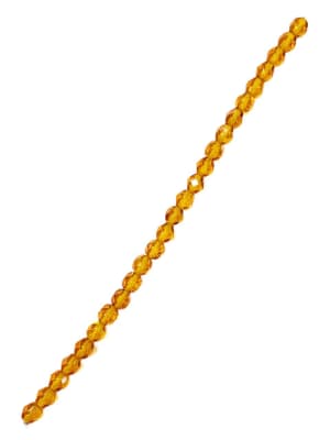 CRISTAL CHECO DK AMBER 6MM