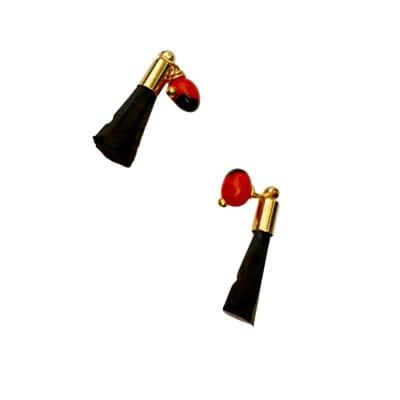 PUÑO DE AZABACHE EGASTADO CON PEONIA 4.4X21.7MM APROX.