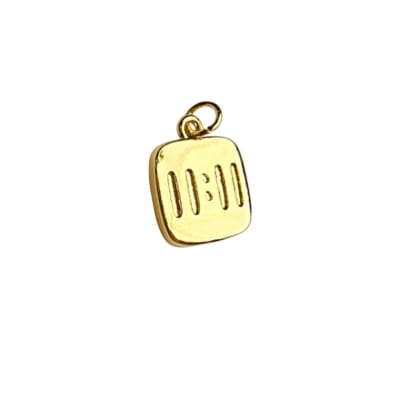 COLGANTE B/O 11:11 CUADRADO 16X13MM