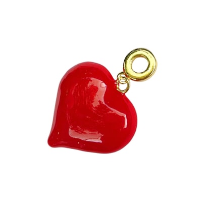 CHARMS B/O CORAZON ROJO ESMALTADO 33X30MM1