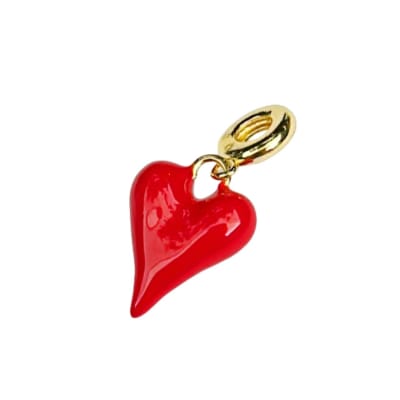 CHARMS B/O CORAZON ROJO ESMALTADO 22X16MM1