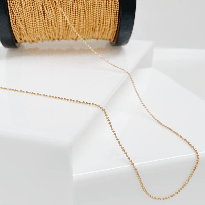 CADENA POR METRO B/O MILITAR CHAMPAGNE BALIN 1MM1