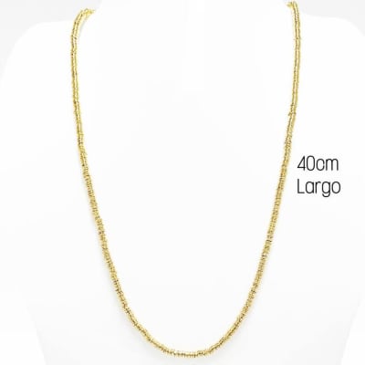 CADENA LISTA B/ORO MOSTACILLAS 3MS CON EXTENSION1