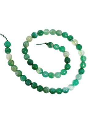 AGATA FACETADA VERDE TIRA 8MM1