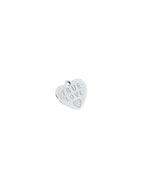 COLGANTE ACERO INOX. CORAZON TRUE LOVE
