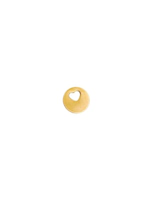 COLGANTE ACERO INOX. PLACA REDONDA PLANA 12MM1