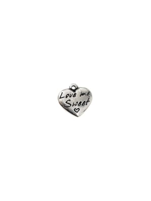 COLGANTE ACERO INOX. CORAZON LOVE ME SWEET