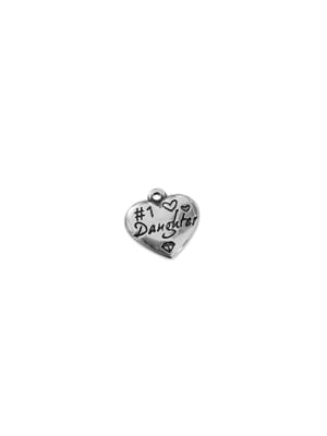 COLGANTE ACERO INOX. CORAZON #1 DANGHTER