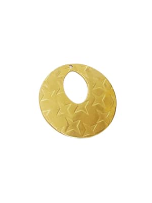 COLGANTE ACERO INOX. CIRCULO ESTRELLAS 35MM