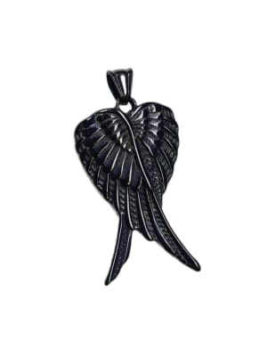 COLGANTE ALA DOBLE GUNMETAL 29X55MM1