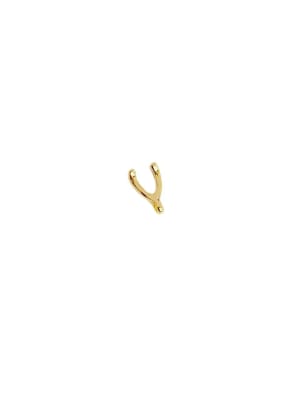MINI DIJE B/ORO HUESITO DE LA SUERTE 11X6MM