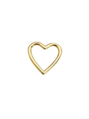 FIGURA B/ORO CORAZON HUECO 24MM