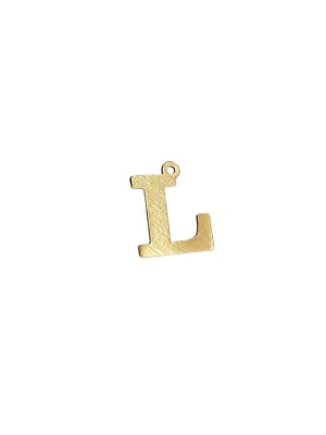 COLGANTE B/ORO 3MS INICIAL L 2CM
