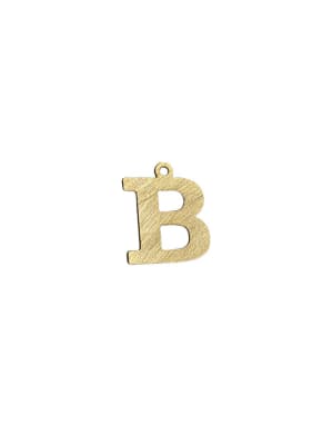 COLGANTE B/ORO 3MS INICIAL B 2CM