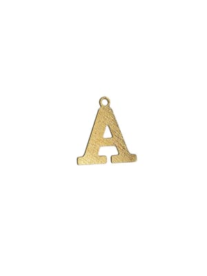COLGANTE B/ORO 3MS INICIAL A 2CM