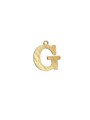 COLGANTE B/ORO 3MS INICIAL G 2CM1