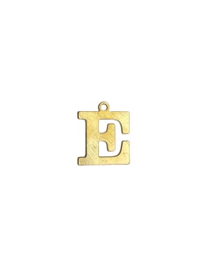 COLGANTE B/ORO 3MS INICIAL E 2CM