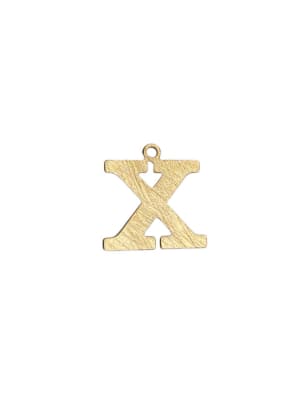 COLGANTE B/ORO 3MS INICIAL X 2CM