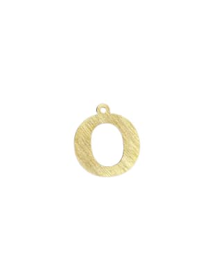 COLGANTE B/ORO 3MS INICIAL O 2CM1