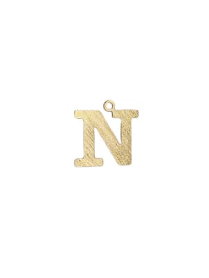 COLGANTE B/ORO 3MS INICIAL N 2CM