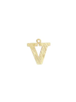 COLGANTE B/ORO 3MS INICIAL V 2CM