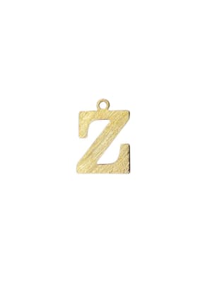 COLGANTE B/ORO 3MS INICIAL Z 2CM