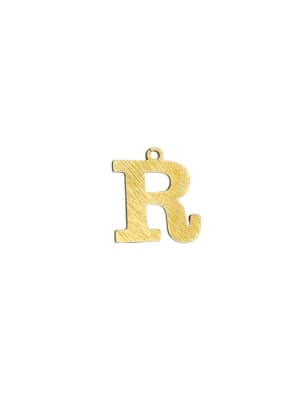COLGANTE B/ORO 3MS INICIAL R 2CM