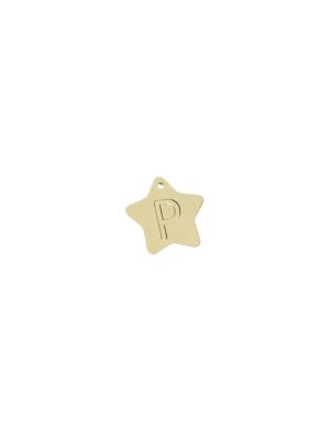 COLGANTE B/ORO 3MS INICIAL ESTRELLA P