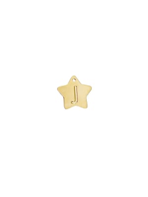 COLGANTE B/ORO 3MS INICIAL ESTRELLA J