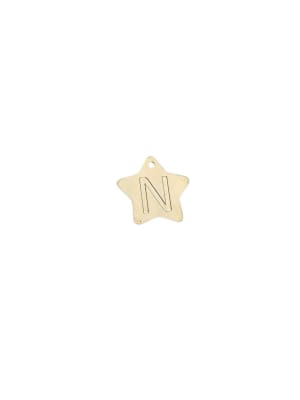 COLGANTE B/ORO 3MS INICIAL ESTRELLA N
