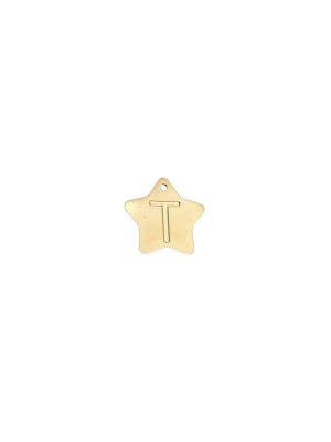 COLGANTE B/ORO 3MS INICIAL ESTRELLA T