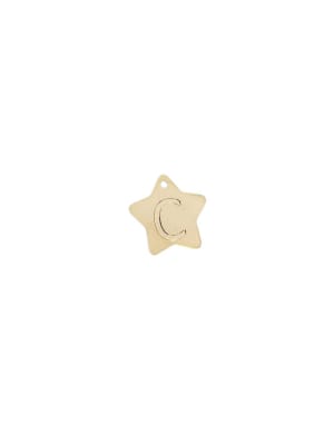 COLGANTE B/ORO 3MS INICIAL ESTRELLA C