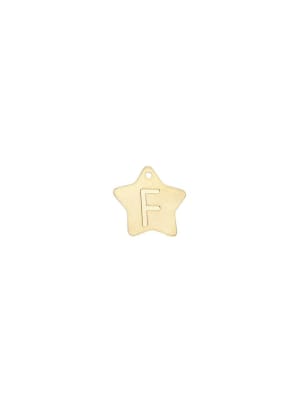 COLGANTE B/ORO 3MS INICIAL ESTRELLA F