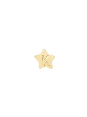 COLGANTE B/ORO 3MS INICIAL ESTRELLA K