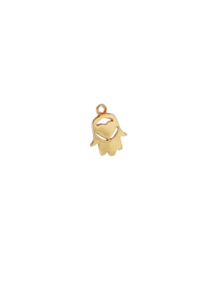 MINI DIJE B/ORO MANO DE FATIMA CORAZON