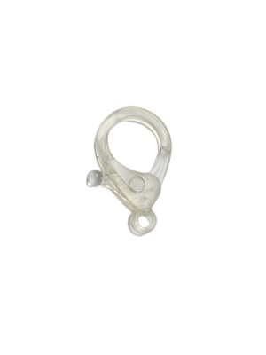BROCHE LANGOSTA PLASTICO TRANSPARENTE 35X24MM