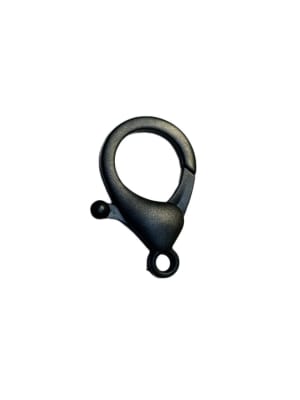 BROCHE LANGOSTA PLASTICO NEGRO 35X24MM