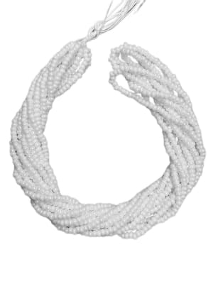 MOSTACILLAS CHECA PRECIOSA (6 TIRAS) 8/0 OP WHITE LUSTER