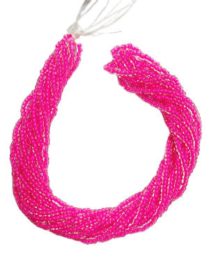 MOSTACILLAS CHECA PRECIOSA (6 TIRAS) 8/0 NEON PINK LINED1