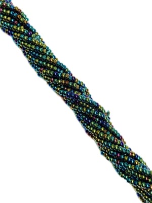 MOSTACILLAS CHECA PRECIOSA (6 TIRAS) 8/0 GREEN IRIS1